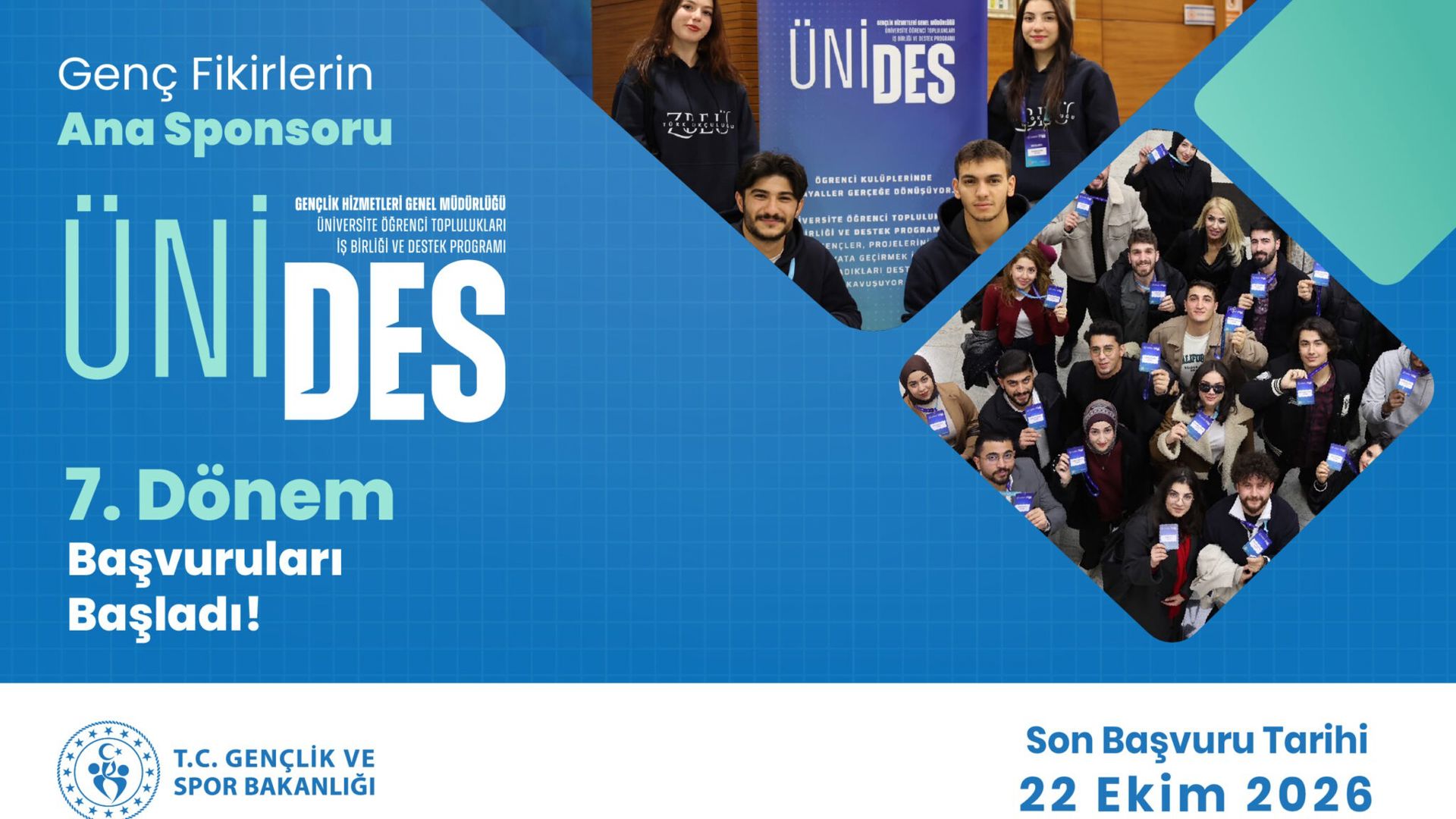 Ünides 7. Dönem Başvuruları Başladı.